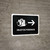 Lost And Found With Right Arrow Black Spanish Landscape - Wall Sign