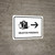 Lost And Found With Right Arrow White Spanish Landscape - Wall Sign