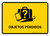 Lost And Found Yellow Spanish Landscape - Wall Sign