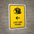 Lost And Found With Left Arrow Yellow Portrait - Wall Sign