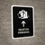 Lost And Found With Up Arrow Black Spanish Portrait - Wall Sign