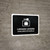 Luggage Lockers Black Bilingual Spanish Landscape - Wall Sign