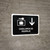 Luggage Lockers With Down Arrow Black Spanish Landscape - Wall Sign
