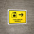 Luggage Lockers With Right Arrow Yellow Spanish Landscape - Wall Sign