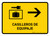 Luggage Lockers With Right Arrow Yellow Spanish Landscape - Wall Sign
