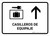 Luggage Lockers With Up Arrow White Spanish Landscape - Wall Sign