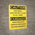 Caution: This Space Must Be Kept Clear Bilingual Spanish - Wall Sign