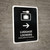 Luggage Lockers With Right Arrow Black Bilingual Portrait - Wall Sign