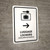 Luggage Lockers With Right Arrow White Bilingual Spanish Portrait - Wall Sign