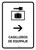 Luggage Lockers With Right Arrow White Spanish Portrait - Wall Sign