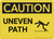 Caution: Uneven Path - Wall Sign