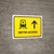 Metro Access With Up Arrow Yellow Landscape - Wall Sign