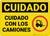 Caution: Watch For Lift Trucks - Wall Sign