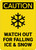 Caution: Watch Out For Falling Ice And Snow - Wall Sign