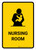 Nursing Room Yellow Portrait - Wall Sign