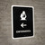 Nursing Room With Left Arrow Black Spanish Portrait - Wall Sign