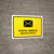 Postal Service Yellow Bilingual Spanish Landscape - Wall Sign