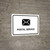 Postal Service White Landscape - Wall Sign