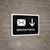 Postal Service With Down Arrow Black Spanish Landscape - Wall Sign