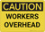 Caution: Workers Overhead - Wall Sign