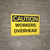 Caution: Workers Overhead - Wall Sign