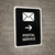 Postal Service With Right Arrow Black Portrait - Wall Sign