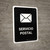Postal Service Black Spanish Portrait - Wall Sign
