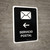 Postal Service With Left Arrow Black Spanish Portrait - Wall Sign