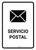 Postal Service White Spanish Portrait - Wall Sign
