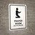 Prayer Room White Bilingual Spanish Portrait - Wall Sign