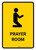 Prayer Room Yellow Portrait - Wall Sign