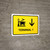 Terminal 1 With Down Arrow Yellow Landscape - Wall Sign