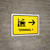 Terminal 1 With Right Arrow Yellow Landscape - Wall Sign