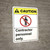 Caution: Contractor Personnel Only ANSI - Wall Sign