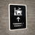 Terminal 1 With Up Arrow Black Bilingual Spanish Portrait - Wall Sign