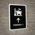 Terminal 1 With Up Arrow Black Portrait - Wall Sign