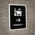 Terminal 1 With Right Arrow Black Spanish Portrait - Wall Sign