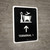 Terminal 1 With Up Arrow Black Spanish Portrait - Wall Sign
