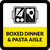 Boxed Dinner & Pasta Aisle Square - Floor Sign