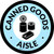 Canned Goods Aisle Retail Circle - Floor Sign