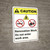 Caution: Do Not Enter Renovation Area ANSI - Wall Sign