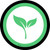 Organic Graphic Circle - Floor Sign
