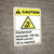 Caution: Equipment Exceeds 100 lbs ANSI - Wall Sign