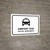Airport Taxi White Bilingual Spanish Landscape - Wall Sign