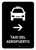 Airport Taxi With Right Arrow Black Spanish Portrait - Wall Sign
