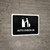Auto Check In Black Landscape - Wall Sign