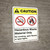 Caution: Hazardous Waste Material Only ANSI - Wall Sign