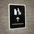 Auto Check In With Up Arrow Black Spanish Portrait - Wall Sign