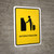 Auto Check In Yellow Spanish Portrait - Wall Sign