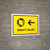 Beauty Salon With Left Arrow Yellow Landscape - Wall Sign
